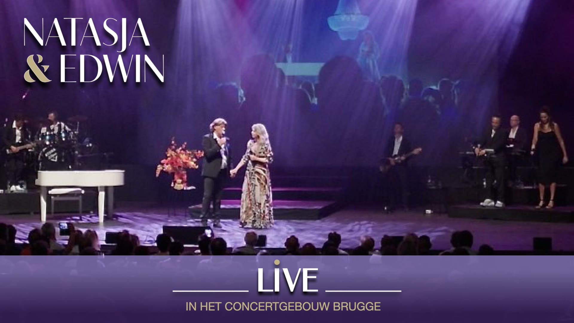 Natasja & Edwin Live in Brugge Album hoes